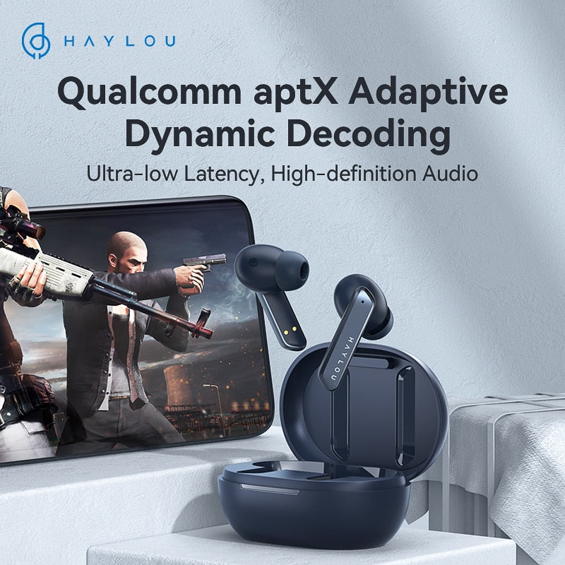 Haylou w1 qcc 3040 bluetooth 5.2 fones de ouvido