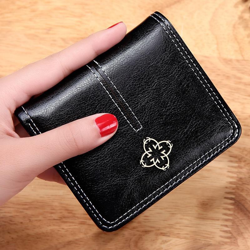 Zarte Mini-Geldbörse aus Leder, Luxus für Damen