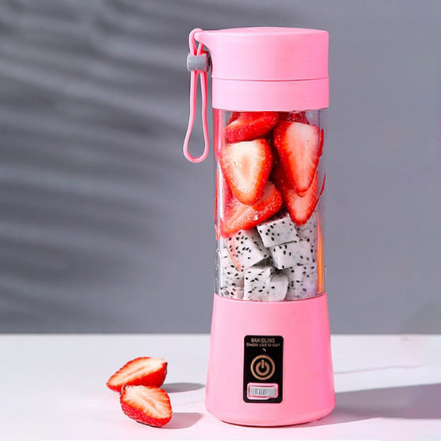 Mini liquidificador portátil elétrico com usb, processador de alimentos pessoal, faz sucos e cremes