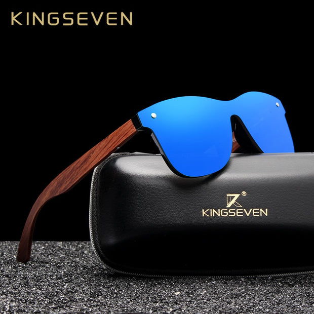 Kingseven Sonnenbrille aus Naturholz