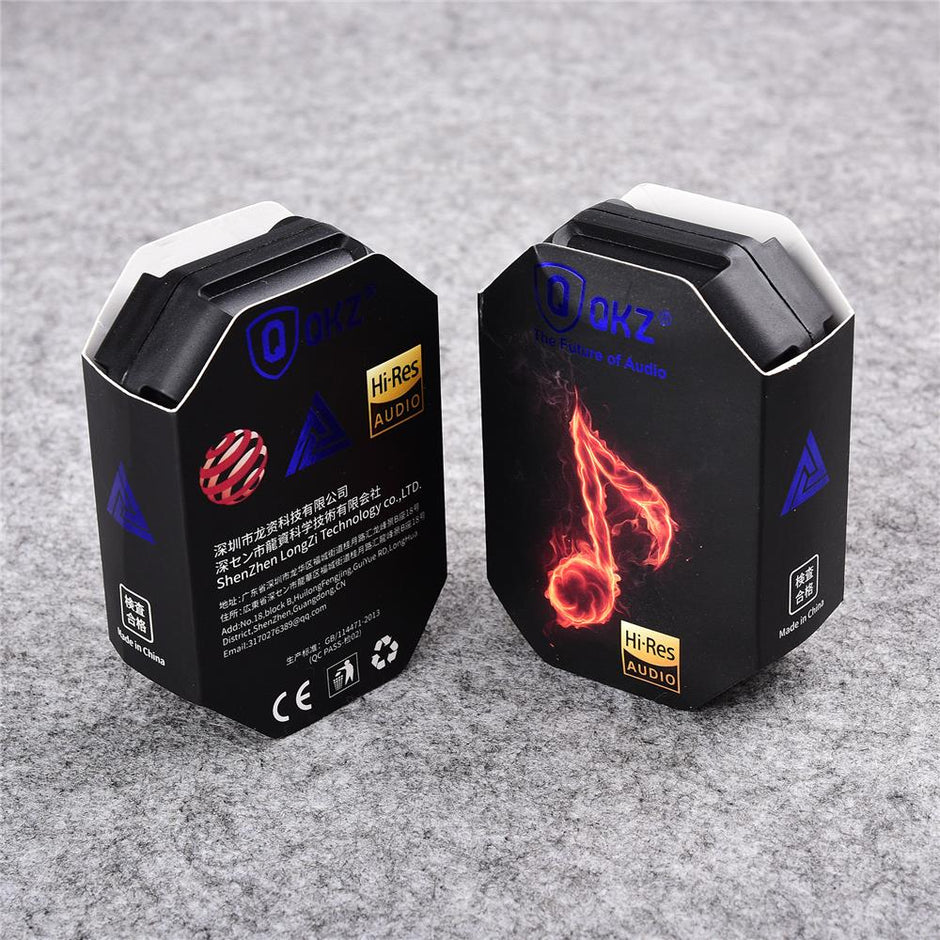 Original qkz ak6 cobre motorista hifi com fio fone de ouvido esporte