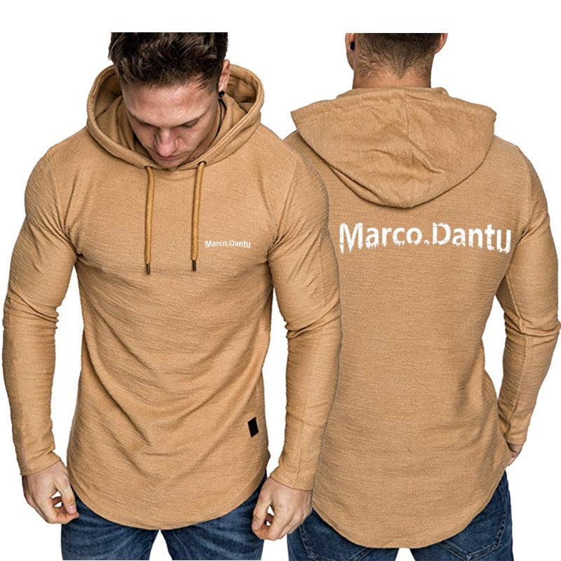 nova marca masculina de cor sólida moletom moda masculina com capuz primavera e outono, inverno hip hop