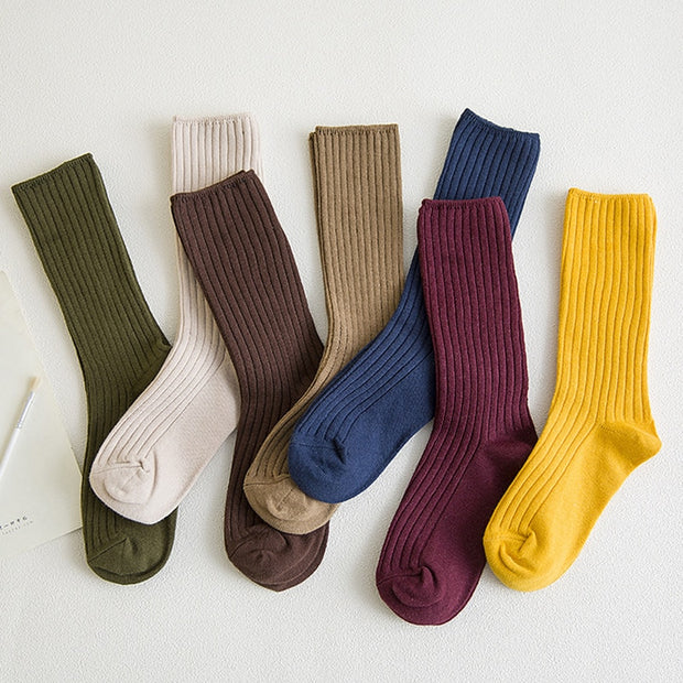 Lose Retro-Baumwollsocken für Damen und Herren
