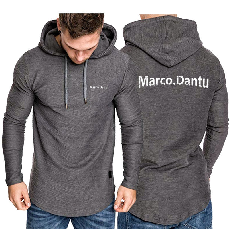 nova marca masculina de cor sólida moletom moda masculina com capuz primavera e outono, inverno hip hop
