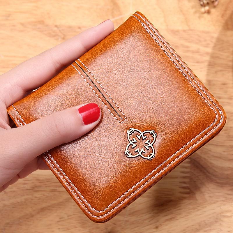 Zarte Mini-Geldbörse aus Leder, Luxus für Damen