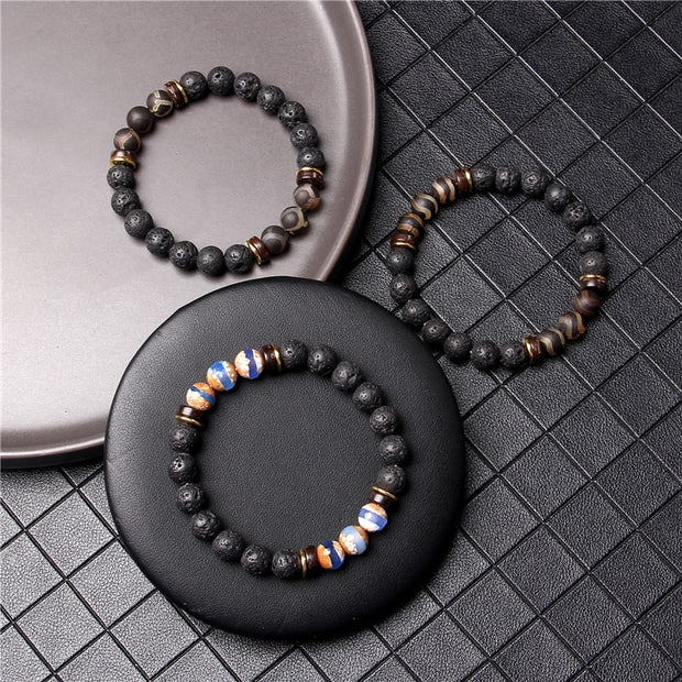 Pulseira\Bracelete Budista de Madeira