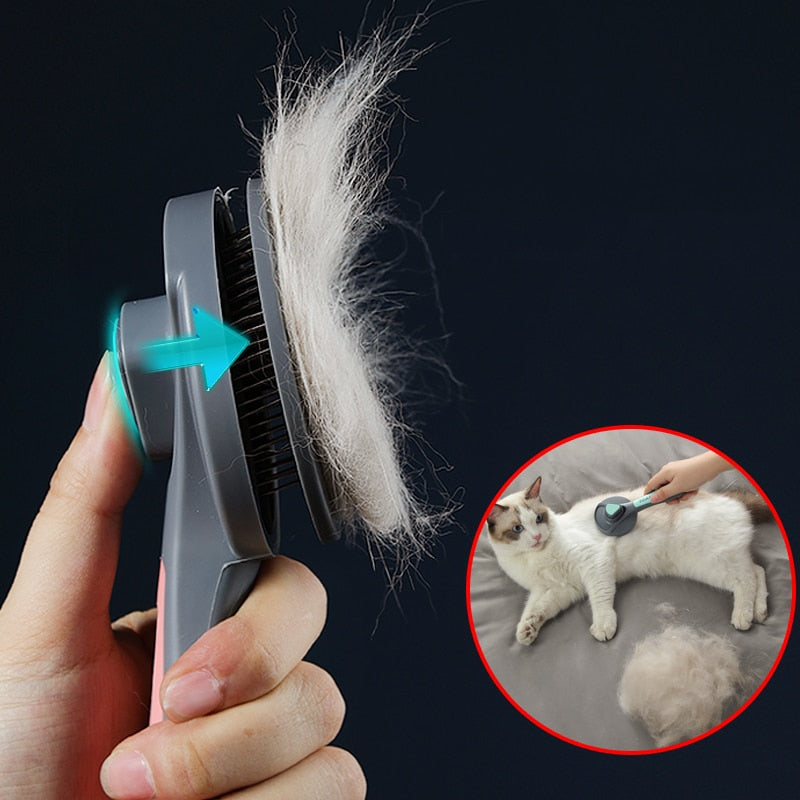 Kimbets Katzenkamm, Bürste, Hundehaarentferner, Tierpflege-Slicker