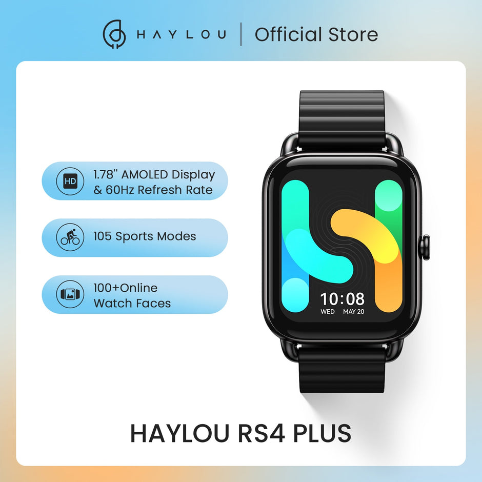 Haylou rs4 plus smartwatch 1.78, amoled