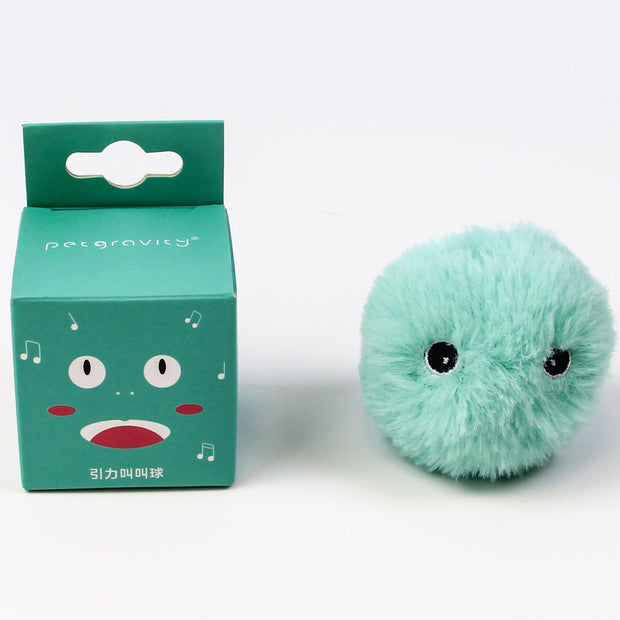 Brinquedos do gato inteligente bola interativa catnip brinquedo de treinamento elétrico de pelúcia
