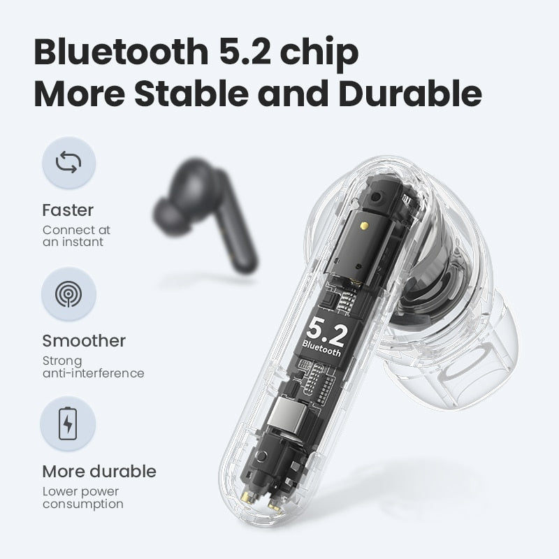 Haylou gt7 neo tws v5.2 fones de ouvido sem fio bluetooth