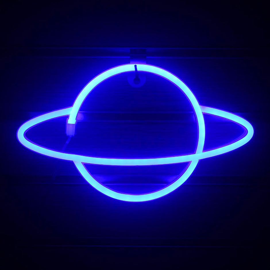 Wandleuchte mit LED-Neonlicht
