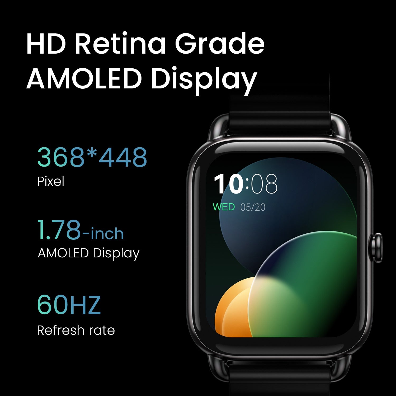 Haylou rs4 plus smartwatch 1.78, amoled