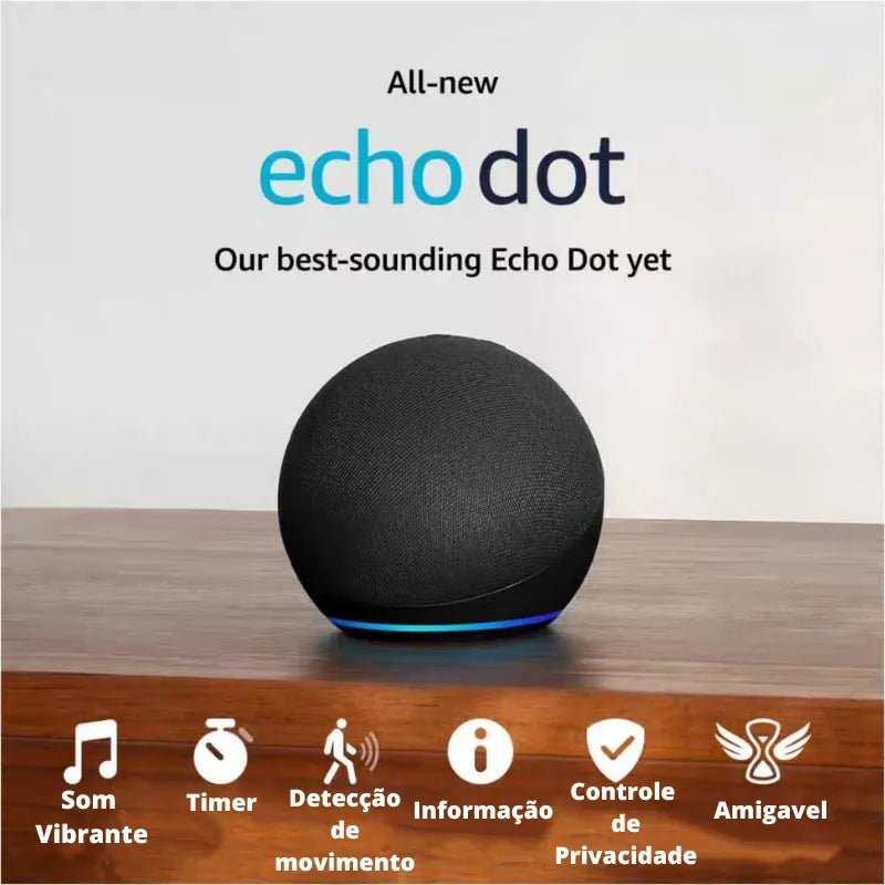 Alexa Echo Dot 5ª Geração Original Smart Sound Box