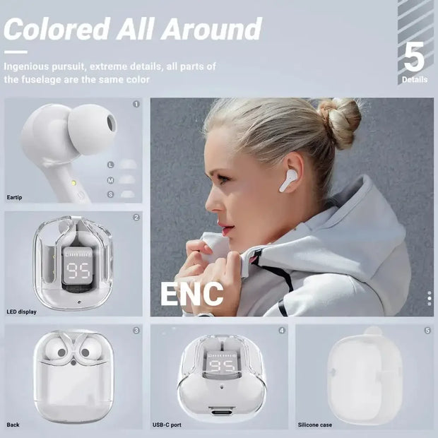 BT30 Wireless Bluetooth Earbuds HiFi Stereo