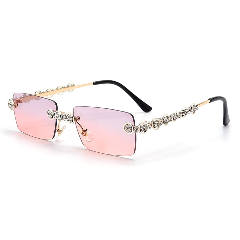 steampunk óculos de sol cristal vintage strass óculos uv400 oculos