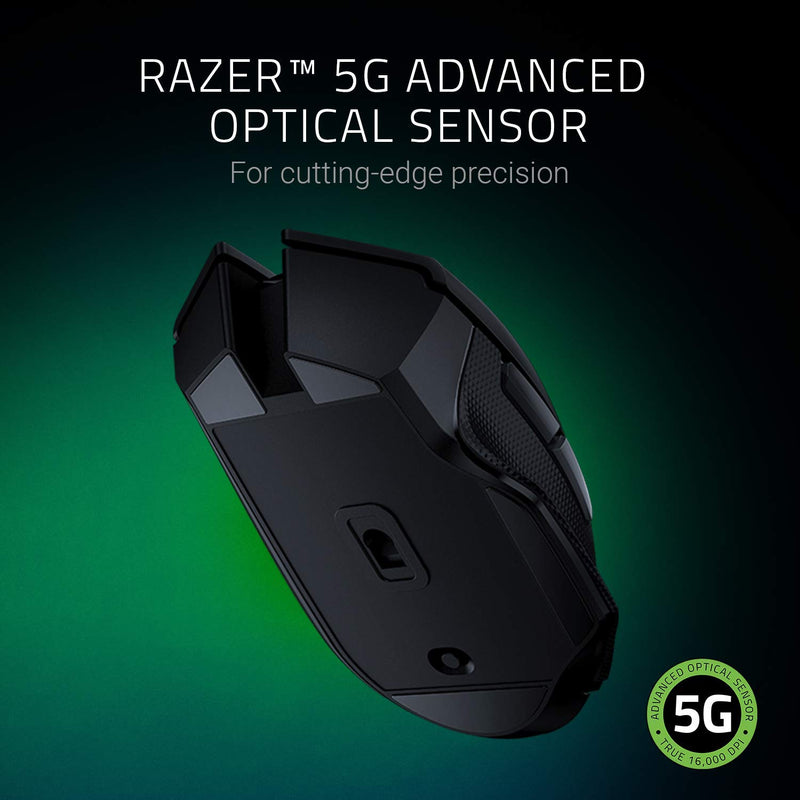 razer basilisk x hyperspeed: bluetooth & compatível sem fio 16000dpi sensor óptico