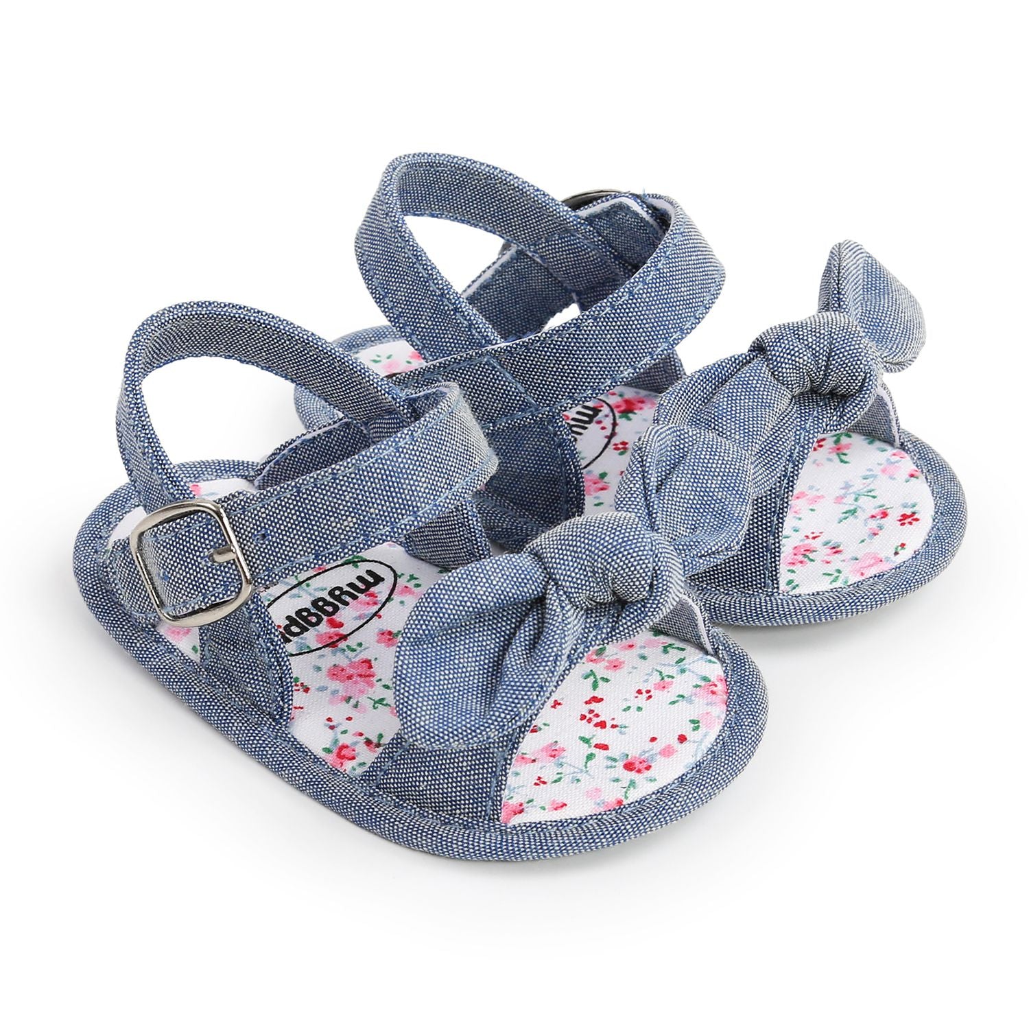 Sandálias casuais de princesa para bebês, sapatos de verão para crianças