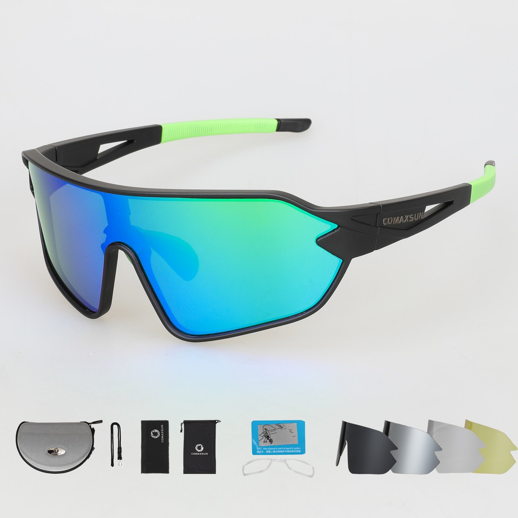 Comaxsun profissional polarizada ciclismo óculos, óculos de bicicleta ,óculos de esportes ao ar livre bicicleta