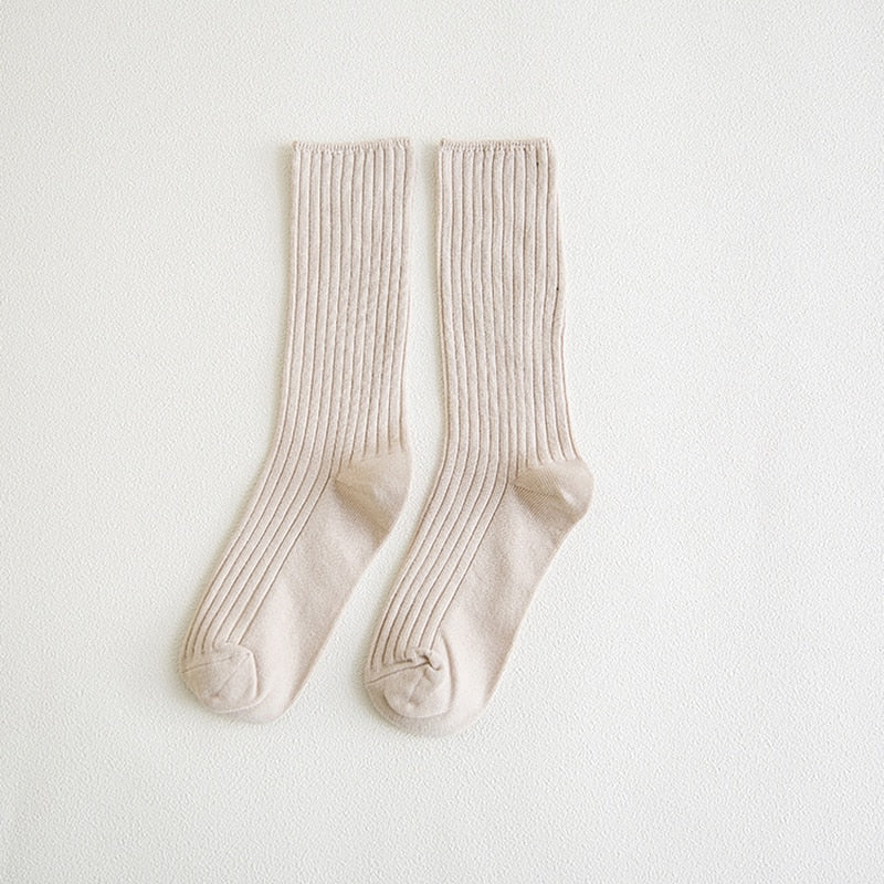 Lose Retro-Baumwollsocken für Damen und Herren