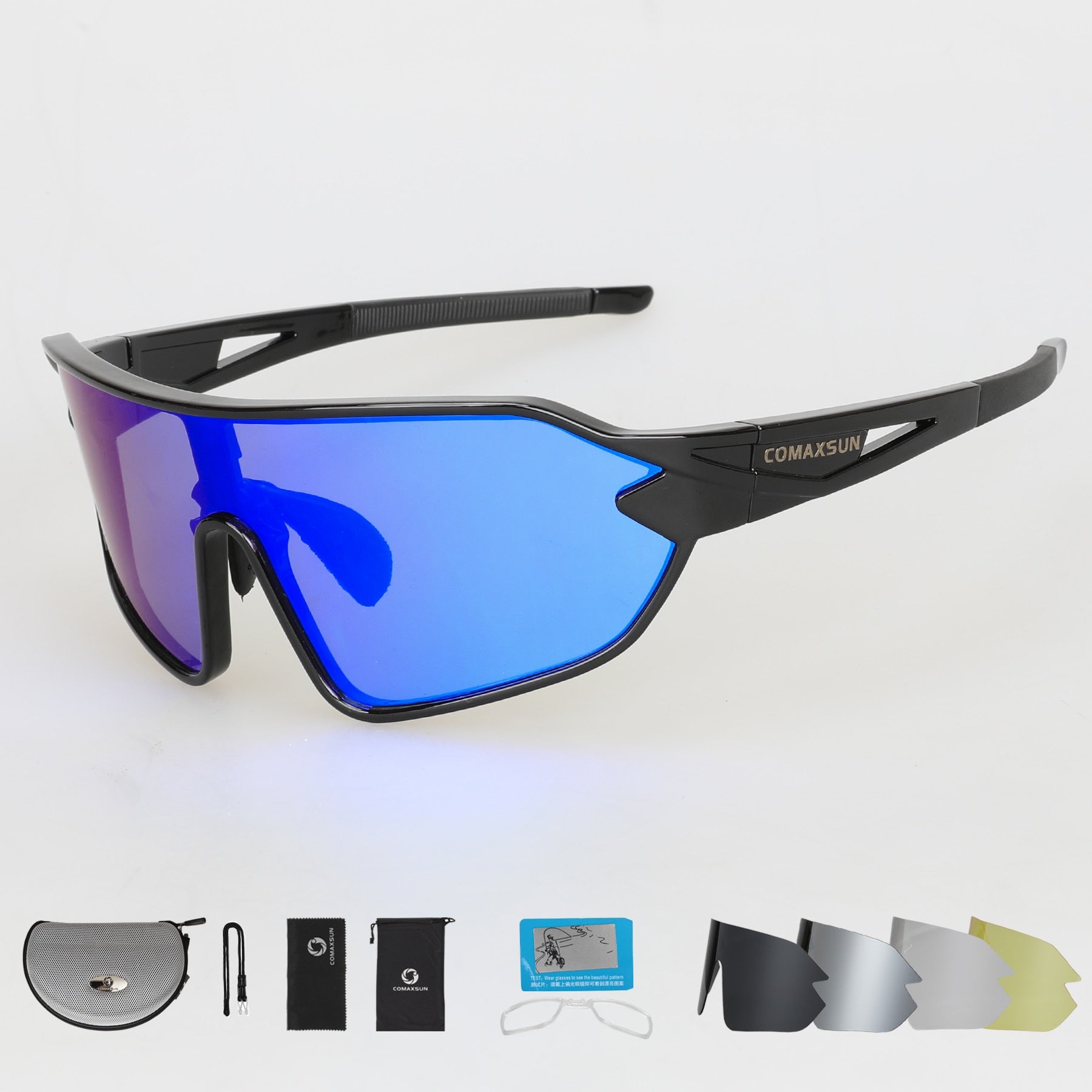 Comaxsun profissional polarizada ciclismo óculos, óculos de bicicleta ,óculos de esportes ao ar livre bicicleta