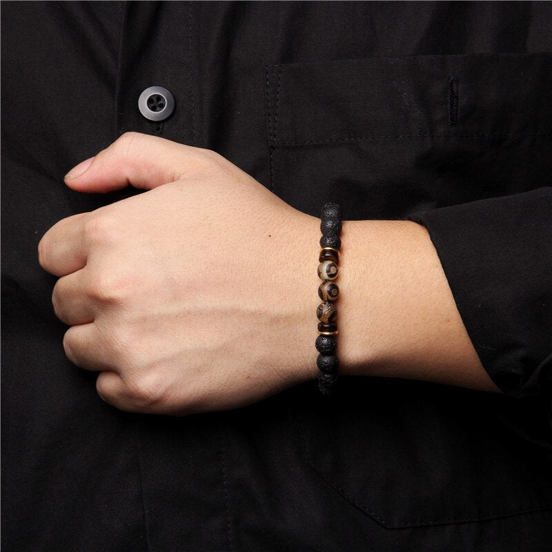 Pulseira\Bracelete Budista de Madeira