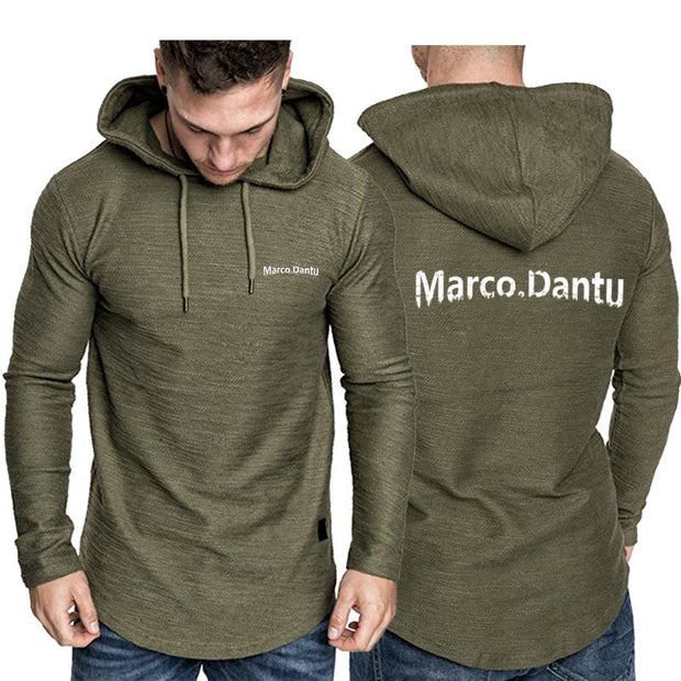 nova marca masculina de cor sólida moletom moda masculina com capuz primavera e outono, inverno hip hop