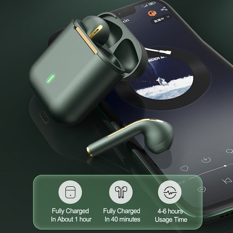 Aamasun j18 tws fone de ouvido bluetooth
