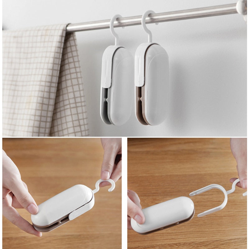 Acessórios de cozinha mini máquina seladora de calor portátil