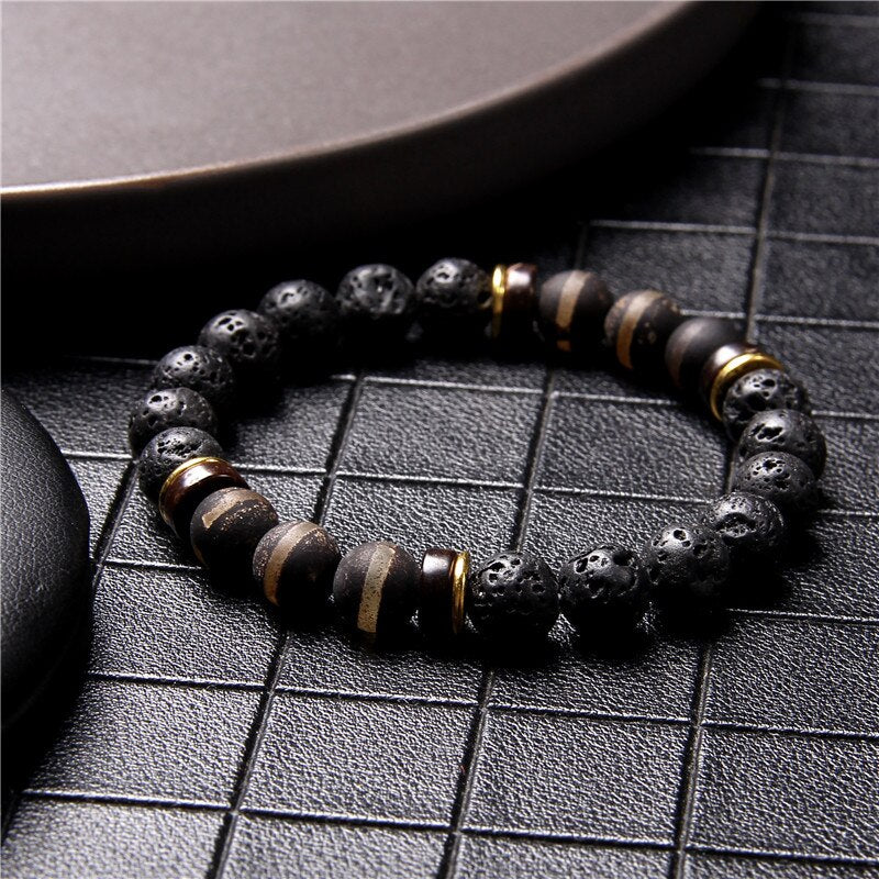 Pulseira\Bracelete Budista de Madeira