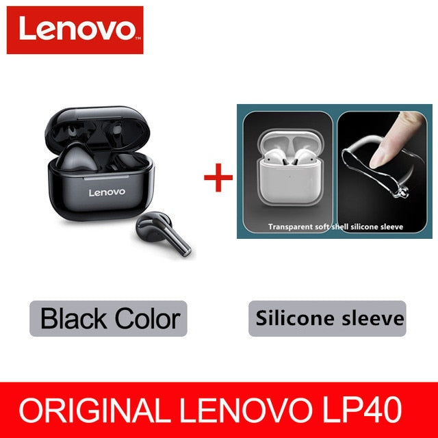 Original lenovo lp40 tws fones de ouvido sem fio bluetooth