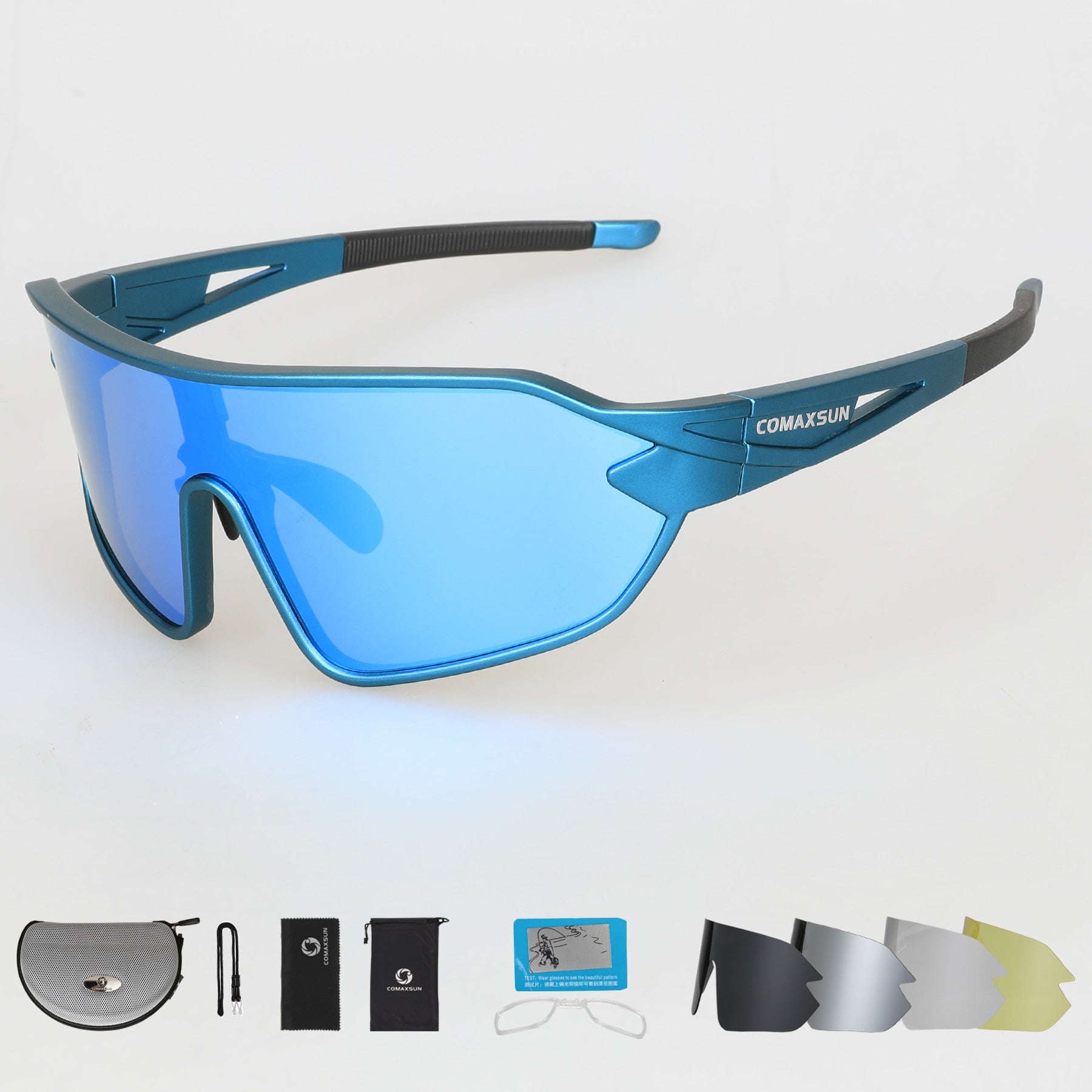 Comaxsun profissional polarizada ciclismo óculos, óculos de bicicleta ,óculos de esportes ao ar livre bicicleta