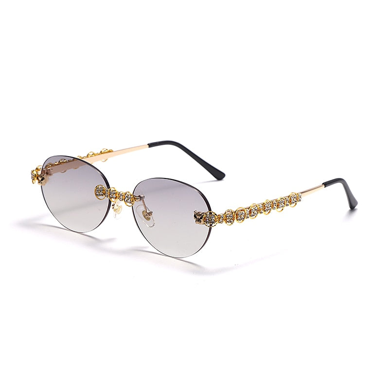 steampunk óculos de sol cristal vintage strass óculos uv400 oculos