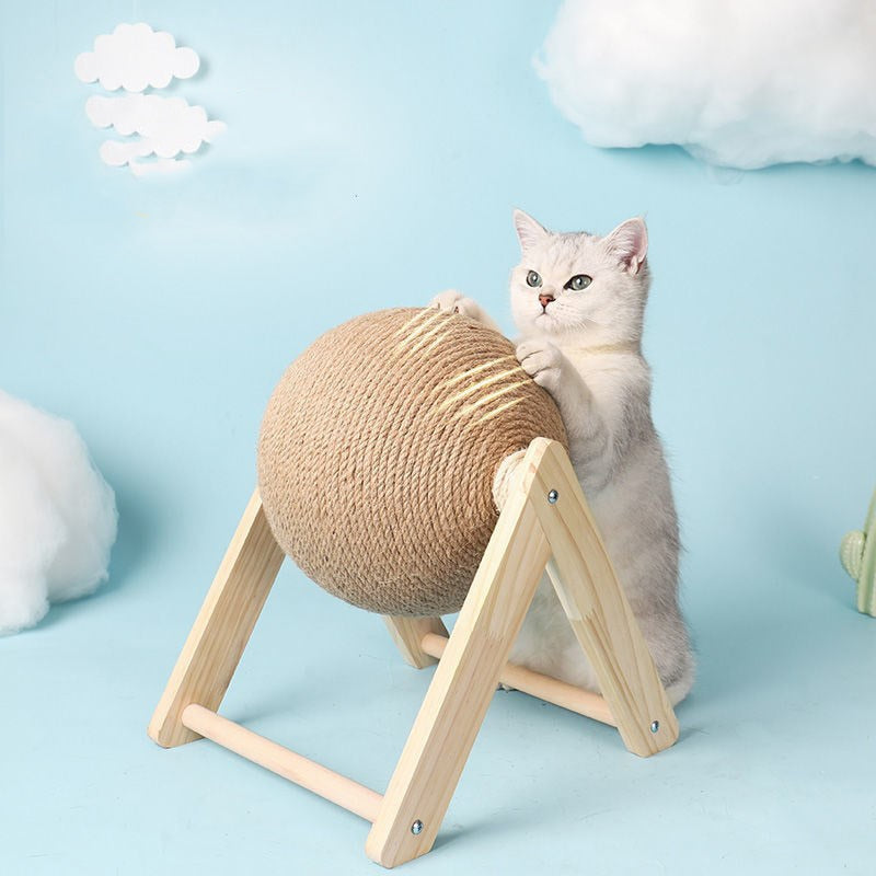 Brinquedo para gatos, Bola giratória para as unhas dos gatos