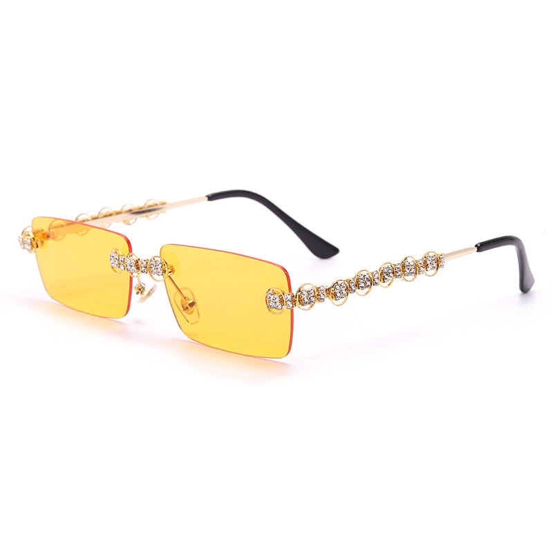 steampunk óculos de sol cristal vintage strass óculos uv400 oculos