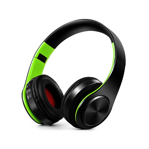 Fone de ouvido estéreo HIFI para celular xiaomi iphone e tablet Samsung, com bluetooth para música, FM e com suporte de cartão SD e microfone