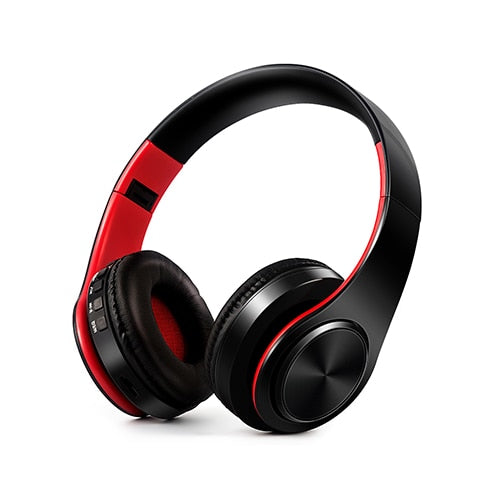 Fone de ouvido estéreo HIFI para celular xiaomi iphone e tablet Samsung, com bluetooth para música, FM e com suporte de cartão SD e microfone