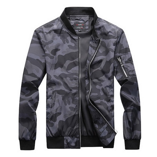 Oversize 7xl masculino primavera bombardeiro