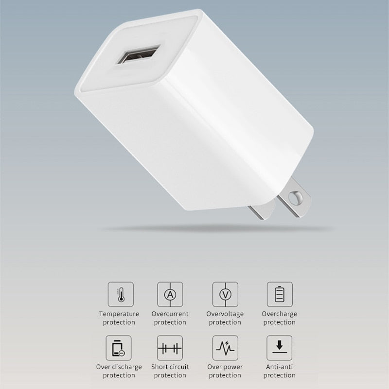Voxlink usb carregador 5v 2.1a universal adaptador de parede de viagem portátil