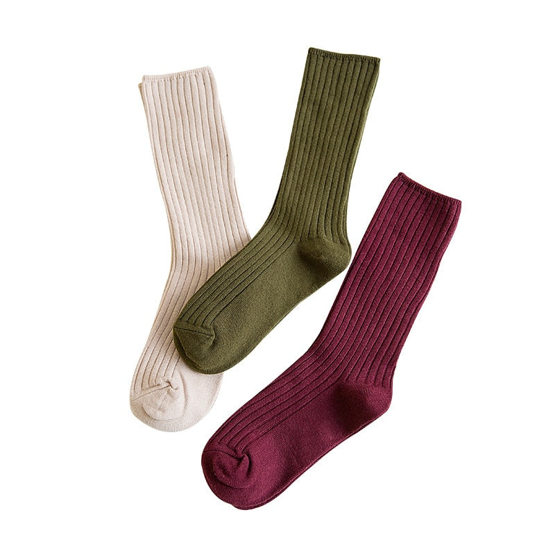 Lose Retro-Baumwollsocken für Damen und Herren
