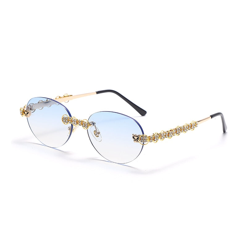 steampunk óculos de sol cristal vintage strass óculos uv400 oculos