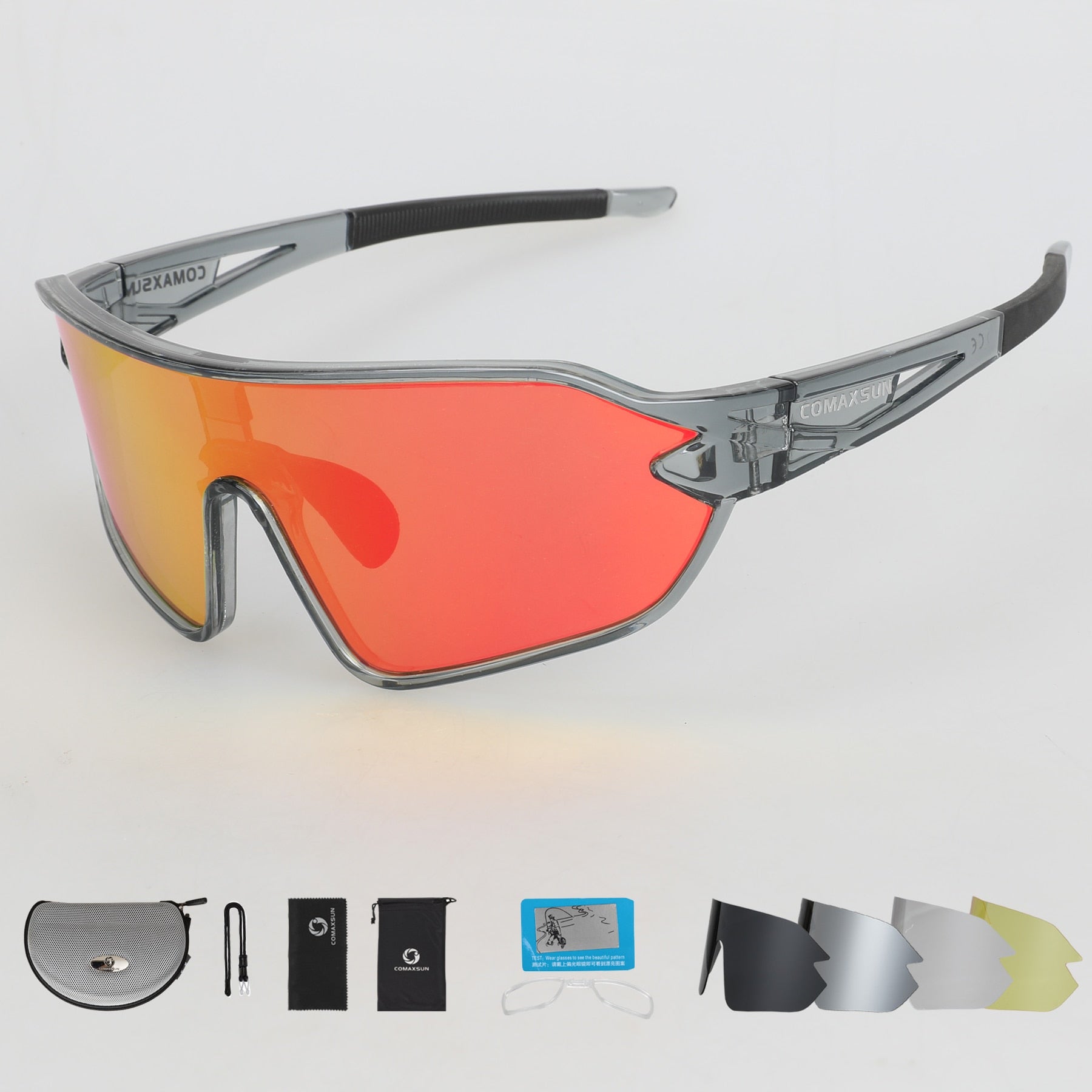 Comaxsun profissional polarizada ciclismo óculos, óculos de bicicleta ,óculos de esportes ao ar livre bicicleta