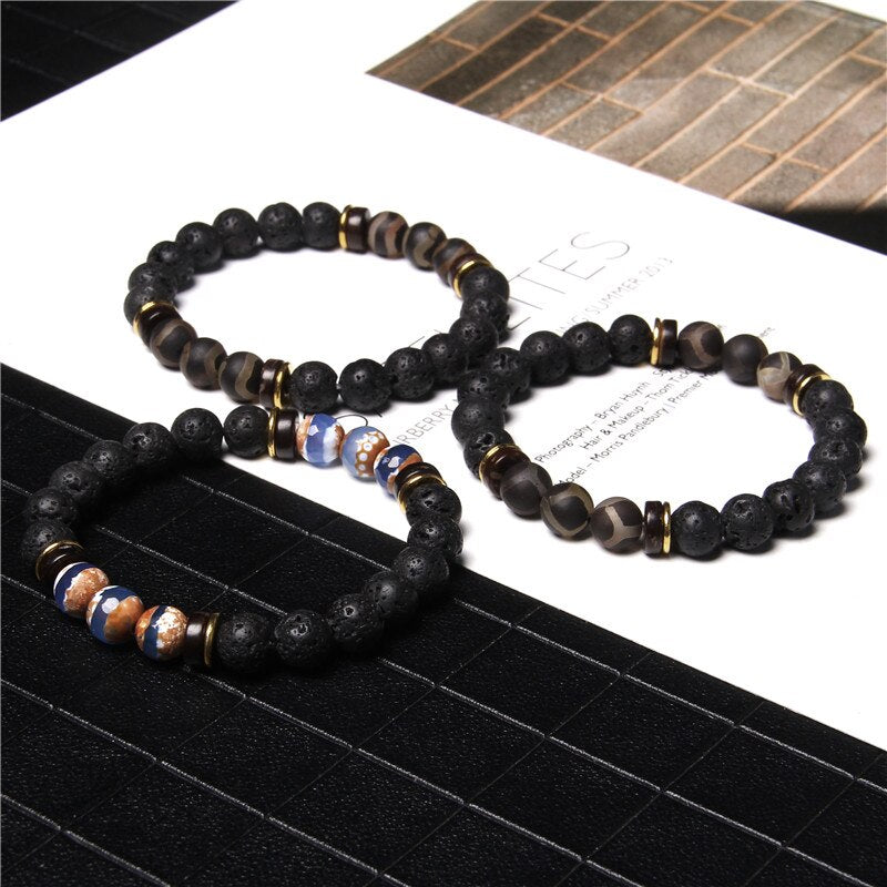 Pulseira\Bracelete Budista de Madeira