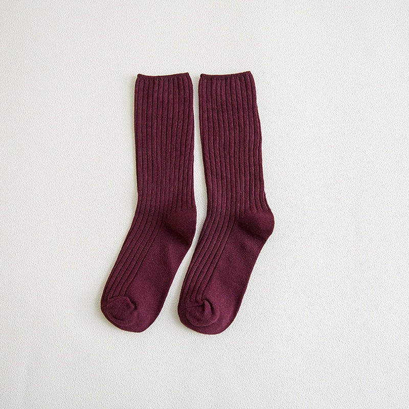 Lose Retro-Baumwollsocken für Damen und Herren