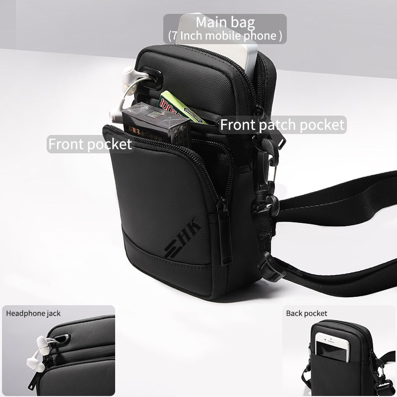 crossbody de alta qualidade masculino bolsa de telefone dos homens pacote de peito