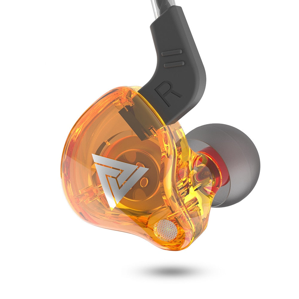 Original qkz ak6 cobre motorista hifi com fio fone de ouvido esporte