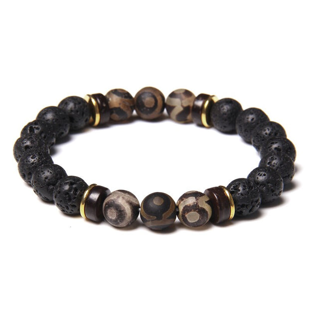 Pulseira\Bracelete Budista de Madeira