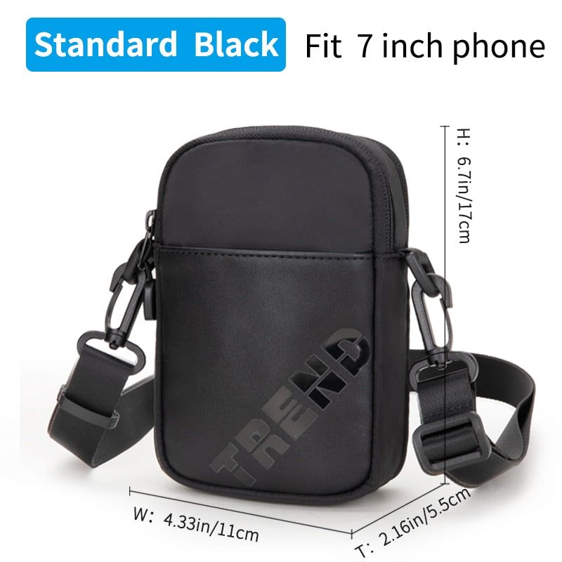 crossbody de alta qualidade masculino bolsa de telefone dos homens pacote de peito
