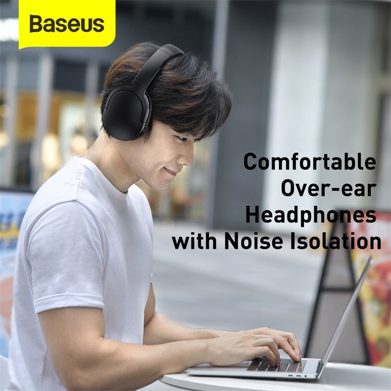 Baseus d02 pro fones de ouvido sem fio esporte bluetooth 5.3 fone handsfree fone ouvido buds cabeça do telefone para iphone xiaomi