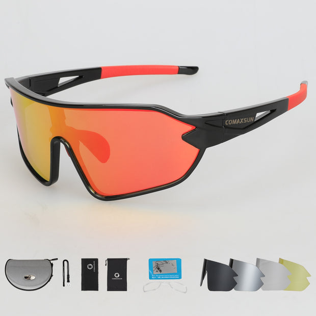 Comaxsun profissional polarizada ciclismo óculos, óculos de bicicleta ,óculos de esportes ao ar livre bicicleta