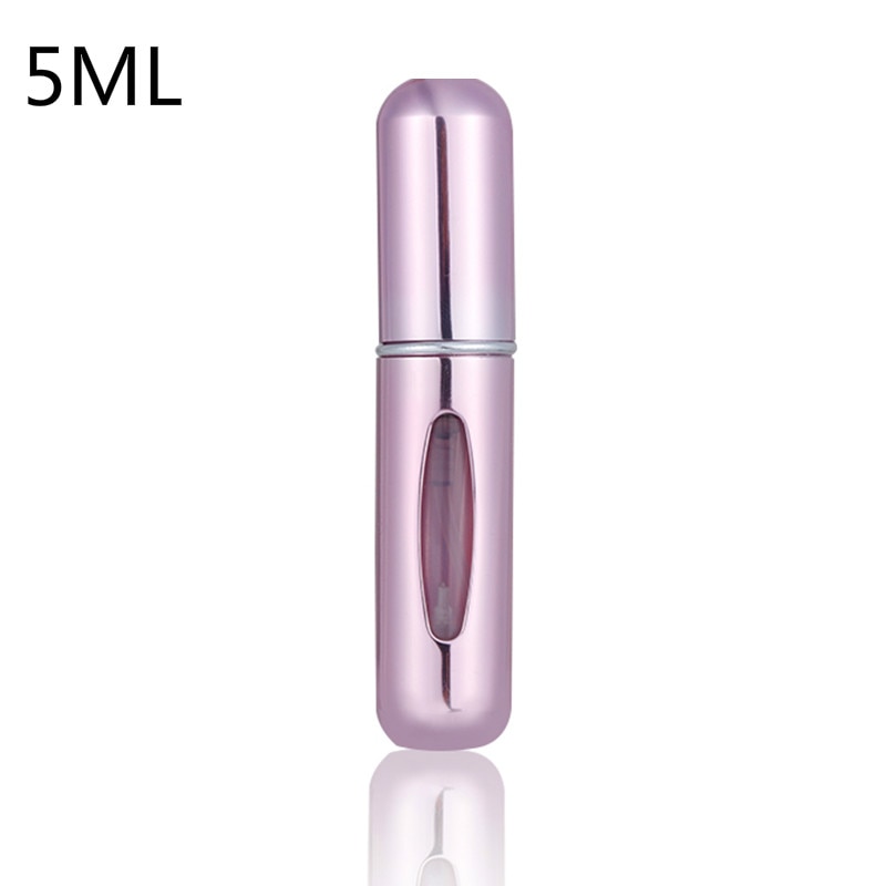 5ml/8ml mini pequeno perfume recarregável garrafa atomizador de alumínio portátil